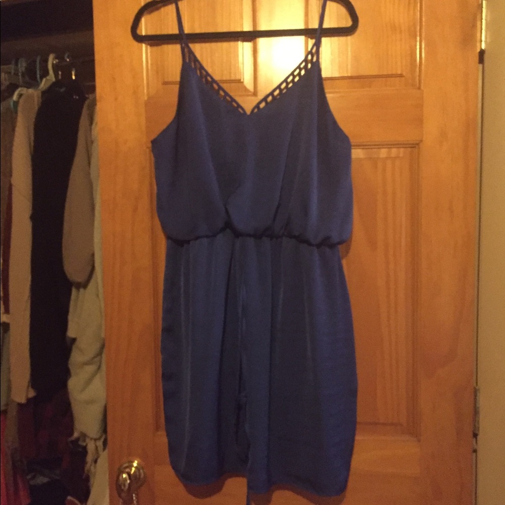 Royal blue dress
